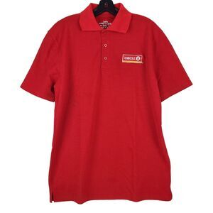 CIRCLE K Shirt Adult Medium Red Classic Polo Employee Uniform Customer Service